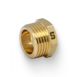 Футорка редукционная General Fittings НВ 1/2 x 1/4 латунь 604G2001 Футорка редукционная General Fittings НВ 1/2 x 1/4 латунь 604G2001