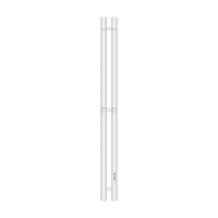 Полотенцесушитель  Primoclima Sol R E White 100х6 см Sol R E White 100*6 2