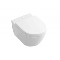 Унитаз подвесной Villeroy & Boch Subway 2.0 370x560 мм DirectFlush CeramicPlus альпийский белый 5614R0R1