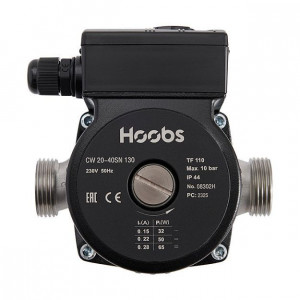 Насос циркуляционный Hoobs CW 20-40SN 130 мм 65 Вт нержавеющая сталь 08302H Насос циркуляционный Hoobs CW 20-40SN 130 мм 65 Вт нержавеющая сталь 08302H