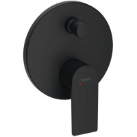 Смеситель для ванны Hansgrohe Rebris E однорычажный скрытого монтажа матовый черный 72468670