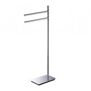 Стойка с полотенцедержателем Colombo Design Square 80.4 см хром B9901.CR Стойка с полотенцедержателем Colombo Design Square 80.4 см хром B9901.CR
