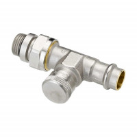 Клапан запорный радиаторный прямой Danfoss RLV-15 Press 1/2 PN 10 003L1824