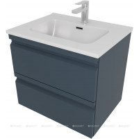 Комплект мебели для ванной AQUATON ВЕГА 60 с раковиной AQ0460-00 серый матовый AQ77060-MG