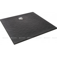 Душевой поддон Jacob Delafon Tolbiac 100x100 см искусственный камень черный матовый E6D328RU-NGM