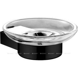 Мыльница Aquanet 5685MB стекло с держателем черный матовый 5685MB Мыльница Aquanet 5685MB стекло с держателем черный матовый 5685MB