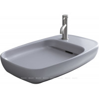 Раковина накладная Allen Brau LIBERTY 2 с щелевым сливом 700x426 мм антрацит 4.32012.AN