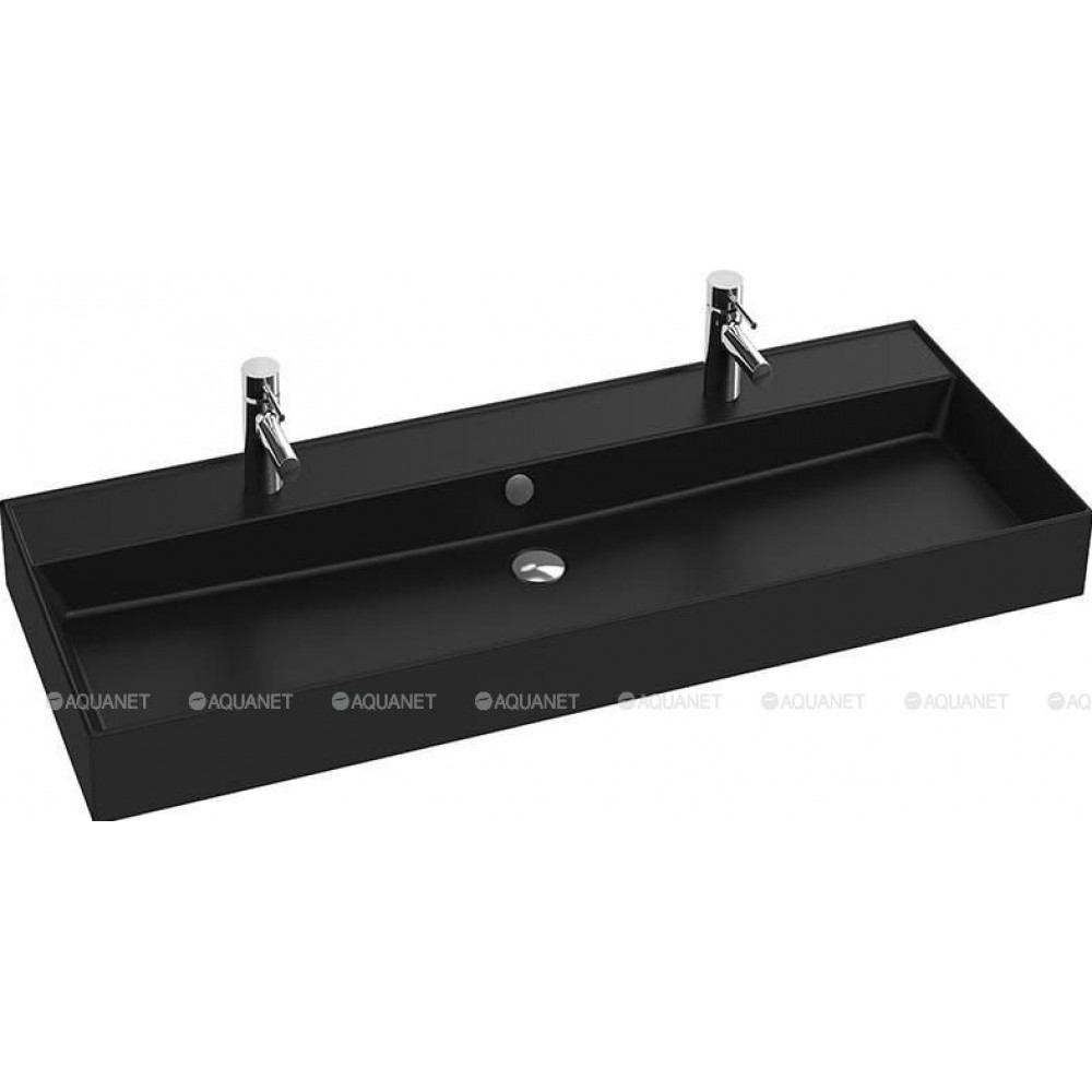 Раковина Jacob Delafon Vivienne 120 см черный матовый EXBK112-NGM