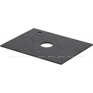 Столешница Aquanet Flat 60 с отверстием слева графит 00345776 Столешница Aquanet Flat 60 с отверстием слева графит 00345776