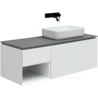 Тумба под раковину Allen Brau INFINITY 120 R 1+1 белый матовый 1.21008.WM