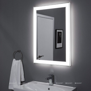 Зеркало Aquanet Алассио new 6085 с LED подсветкой и сенсором 600х850 мм 00249343 Зеркало Aquanet Алассио new 6085 с LED подсветкой и сенсором 600х850 мм 00249343