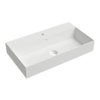 Раковина Ceramica Alice SPY 81x46х13.5 см накладная/подвесная белый глянцевый 34330101
