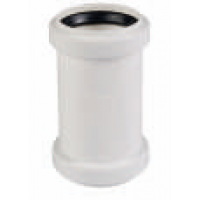 Муфта надвижная Ostendorf HT Safe HTUw 40 мм PP белая 559710