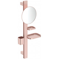 Комплект аксессуаров Ideal Standard ALU+ Beauty Bar S H=700 мм зеркало 3х Ø 200 мм BD589RO
