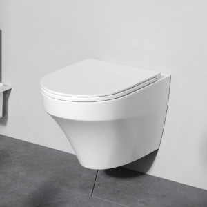 Унитаз подвесной AM.PM Inspire V2.0 безободковый FlashClean без сиденья C501700WH