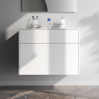 Тумба под раковину подвесная AM.PM Inspire V2.0 80 см 3 ящика белый матовый M50AFHX0803WM