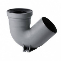 Сифон для напольного унитаза Ostendorf HT 110 мм 135° PP RAL 7037 339960