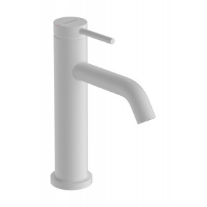 Смеситель для раковины hansgrohe Tecturis S 110 однорычажный со сливным гарнитуром матовый белый 73310700 Смеситель для раковины hansgrohe Tecturis S 110 однорычажный со сливным гарнитуром матовый белый 73310700