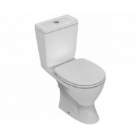 Унитаз-компакт Ideal Standard Eurovit 3/6 л горизонтальный выпуск сиденье дюропласт V337001