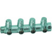 Коллектор запорный MULTIFAR FAR 1 ВР-НР 4 отвода 3/4 НР FK 3873 134