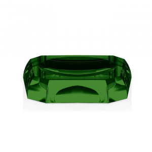 Мыльница настольная Decor Walther Kristall STS хрусталь зеленый 0931696 Мыльница настольная Decor Walther Kristall STS хрусталь зеленый 0931696