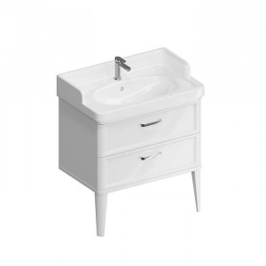 Тумба подвесная Kerama Marazzi Pompei 80 см 2 ящика белый глянцевый PO.N.80.2\WHT Тумба подвесная Kerama Marazzi Pompei 80 см 2 ящика белый глянцевый PO.N.80.2\WHT