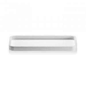 Лоток универсальный настольный Decor Walther Stone Tab 30х14.5 см белый 0971050 Лоток универсальный настольный Decor Walther Stone Tab 30х14.5 см белый 0971050