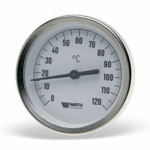 Термометр биметаллический Watts F+R801 OR 0-120 °C 100 мм гильза 100 мм 1/2 10006076 Термометр биметаллический Watts F+R801 OR 0-120 °C 100 мм гильза 100 мм 1/2 10006076