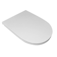Сиденье для унитаза Kerasan Aquatech SLIM микролифт белый хром 379101