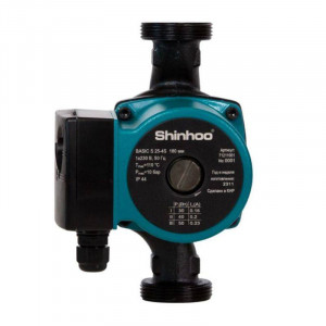 Насос циркуляционный Shinhoo BASIC S 32-6S 180 мм с гайками 71211005 Насос циркуляционный Shinhoo BASIC S 32-6S 180 мм с гайками 71211005