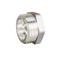 Футорка LD Pride 1/2x3/8 НР-ВР никелированная латунь LD.67.507.15х10