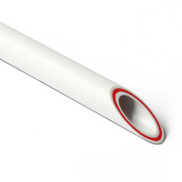 Труба полипропиленовая RUBIS PN20 50x6.9 мм армированная стекловолокном 4 м 508571