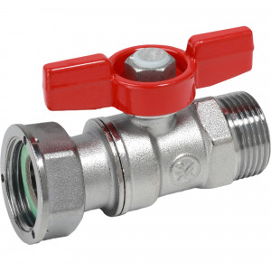 Кран шаровой Giacomini R254P для счетчиков 1/2 НР x 1/2 накидная гайка красная ручка R254PX002 Кран шаровой Giacomini R254P для счетчиков 1/2 НР x 1/2 накидная гайка красная ручка R254PX002