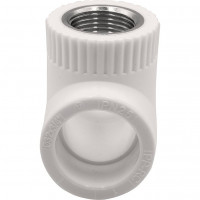 Тройник комбинированный THERMOLIGHT PP-R 32х1х32 мм ВР белый НС-1620588