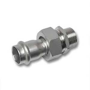 Резьбовое соединение Sanha NiroSan 35x1 1/4 НР плоское уплотнение 69333GMVA35114 Резьбовое соединение Sanha NiroSan 35x1 1/4 НР плоское уплотнение 69333GMVA35114