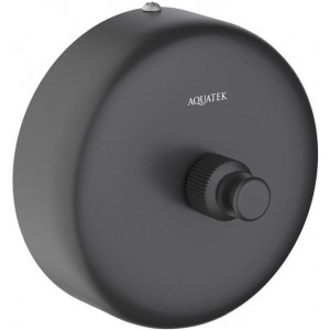 Веревка для белья Aquatek 2.5 м с держателем матовый черный AQ4994MB