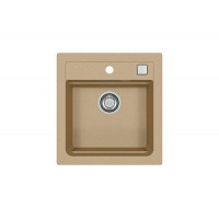 Мойка кухонная Alveus ATROX 20 Granital Beige G55 470x500 мм с сифоном 1131988/1132823