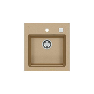 Мойка кухонная Alveus ATROX 20 Granital Beige G55 470x500 мм с сифоном 1131988/1132823 Мойка кухонная Alveus ATROX 20 Granital Beige G55 470x500 мм с сифоном 1131988/1132823