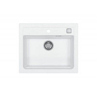 Мойка кухонная Alveus ATROX 30 Granital Arctic G11 590x500 мм с сифоном 1131991/1132823