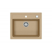 Мойка кухонная Alveus ATROX 30 Granital Beige G55 590x500 мм с сифоном 1131994/1132823