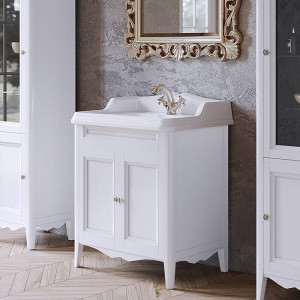 Комплект мебели для ванной Tiffany World Veronica Nuovo 73 см напольный белый VER2073-B/AR834bi Комплект мебели для ванной Tiffany World Veronica Nuovo 73 см напольный белый VER2073-B/AR834bi