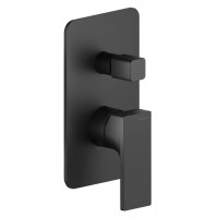 Смеситель для ванны Nobili Seven SE124100BM комплект матовый черный SE124100BM