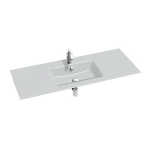 Комплект Jacob Delafon VOX раковина 120 см и тумба белый блестящий EB2101-DD1/EB2071-R1-N18