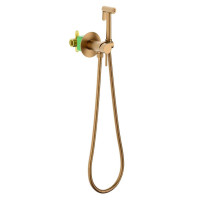 Смеситель с гигиеническим душем встраиваемый Timo Saona розовое золото 2338/19SM