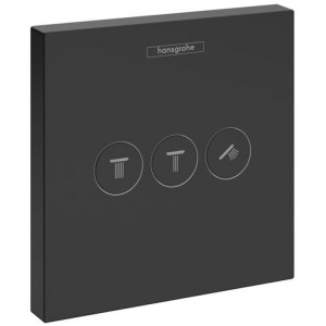 Вентиль Hansgrohe ShowerSelect для 3 потребителей скрытый монтаж матовый черный 15764670