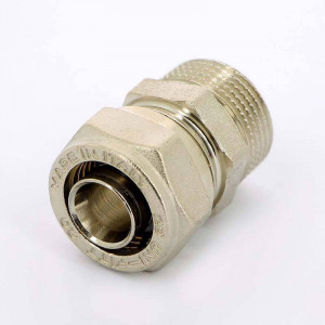 Муфта обжимная Uni-Fitt никелированная 20х3/4 НР 662N7300 Муфта обжимная Uni-Fitt никелированная 20х3/4 НР 662N7300