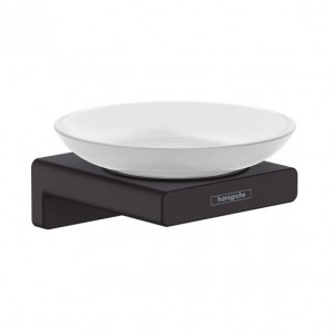 Мыльница Hansgrohe AddStoris 41746670 черный матовый 41746670 Мыльница Hansgrohe AddStoris 41746670 черный матовый 41746670