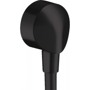 Шланговое подсоединение hansgrohe FixFit 1/2 черный матовый 27454670 Шланговое подсоединение hansgrohe FixFit 1/2 черный матовый 27454670