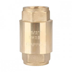 Клапан обратный латунный Gappo G1241 1/2 ВР G1241 Клапан обратный латунный Gappo G1241 1/2 ВР G1241