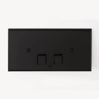 Клавиша смыва 3SC SQUARE PLAQUE для Geberit UP320/720 33х17 см черный матовый SQL00NO